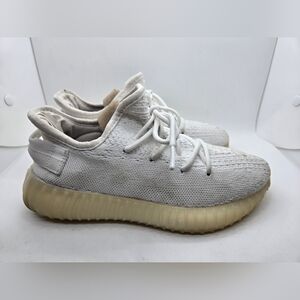 Adidas Yeezy Boost 350 V2 Shoes Men's 6.5 Triple White Casual Athletic Sneakers